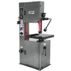 Jet - 14 Inch Throat Capacity, Variable Speed Pulley Vertical Bandsaw - 82 to 330 SFPM, 1 HP, Single Phase - Benchmark Tooling