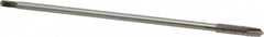 Hertel - 1/4-20 UNC 2 Flute H3 Bright Finish High Speed Steel Spiral Point Extension Tap - Plug Chamfer, 6" OAL, 3B Class of Fit - Benchmark Tooling