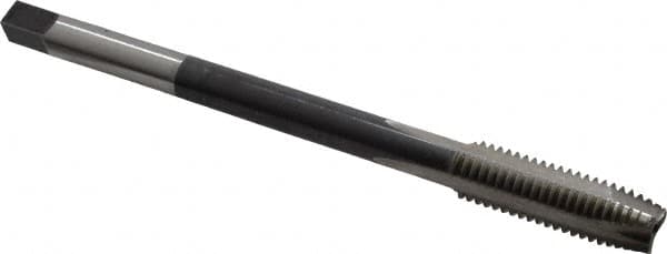 Hertel - 1/2-13 UNC 3 Flute H3 Bright Finish High Speed Steel Spiral Point Extension Tap - Plug Chamfer, 6" OAL, 3B Class of Fit - Exact Industrial Supply