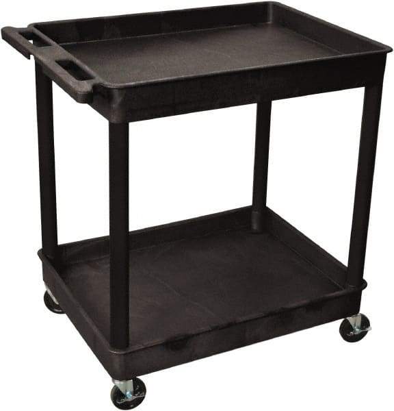 NMC - 300 Lb Capacity, 32" Wide x 24" Long x 37-1/2" High Shelf Cart - 1 Shelf, Plastic - Benchmark Tooling