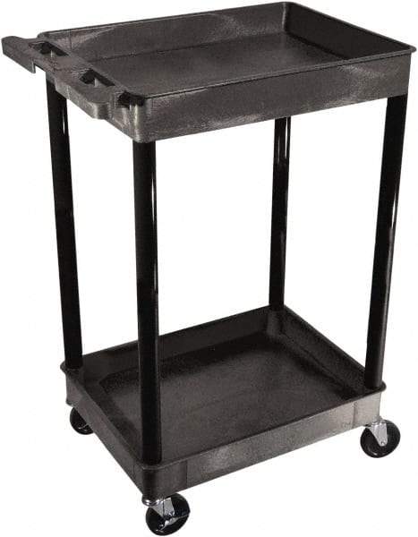 NMC - 300 Lb Capacity, 24" Wide x 18" Long x 36" High Shelf Cart - 1 Shelf, Plastic - Benchmark Tooling