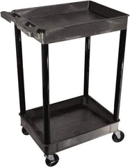 NMC - 300 Lb Capacity, 24" Wide x 18" Long x 36" High Shelf Cart - 1 Shelf, Plastic - Benchmark Tooling