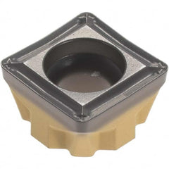 Iscar - SCMT100508 SM Grade IC8250 Carbide Turning Insert - TiCN/Al2O3/TiN Finish, 90° Square, 3/8" Inscr Circle, 5mm Thick, 1/32" Corner Radius - Benchmark Tooling