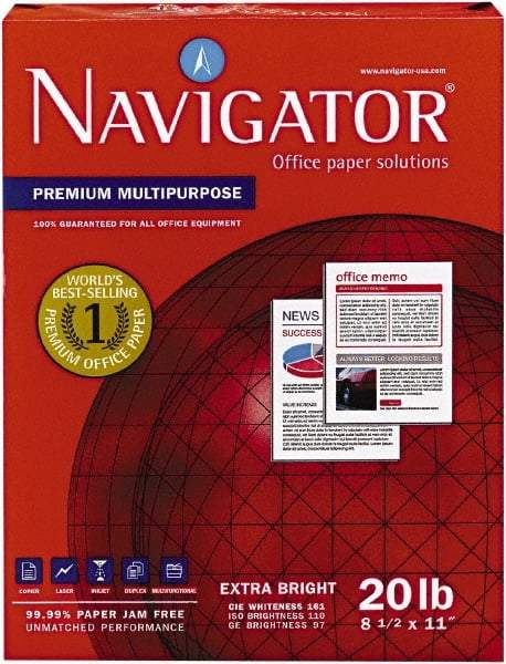 Navigator - White Copy Paper - Use with Laser Printers, Copiers, Fax Machines, Multifunction Machines - Benchmark Tooling