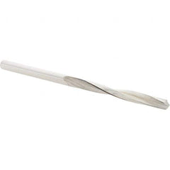 Guhring - #25 118° High Speed Steel Jobber Drill - Bright Finish, Right Hand Cut, Spiral Flute, Straight Shank, 75mm OAL, Standard Point - Benchmark Tooling