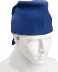 Ergodyne - Size Universal Cooling Tie Hat - Cotton, Tie Closure, Blue, Solid Pattern - Benchmark Tooling