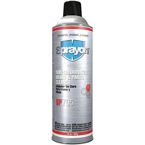 Sprayon - Nonchlorinated Brake Parts Cleaner - 16 oz Aerosol Can - Benchmark Tooling