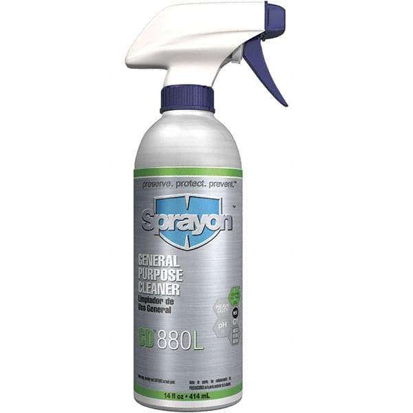 Sprayon - 14 oz Pump Sprayer All-Purpose Cleaner - Liquid, Ammonia - Benchmark Tooling