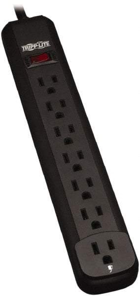 Tripp-Lite - 7 Outlets, 120 VAC15 Amps, 12' Cord, Power Outlet Strip - Keyhole, Tab Mount, 5-15 NEMA Configuration, 11.6" Strip - Benchmark Tooling