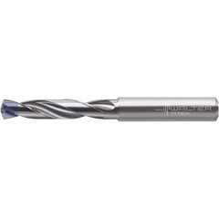 Walter-Titex - 6.6mm 140° Spiral Flute Solid Carbide Screw Machine Drill Bit - Benchmark Tooling