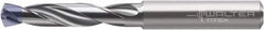 Walter-Titex - 4.2mm 140° Spiral Flute Solid Carbide Screw Machine Drill Bit - Tinal Finish, Right Hand Cut, 24mm Flute Length, 66mm OAL, X-treme Inox Point, Straight Shank, Through Coolant - Benchmark Tooling