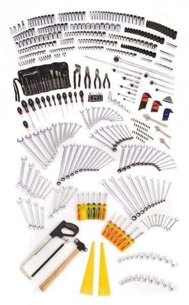 Blackhawk by Proto - 560 Piece 1/4, 3/8, 1/2 & 3/4" Drive Master Tool Set - Tools Only - Benchmark Tooling