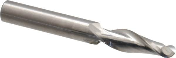 Onsrud - 3/8" Cutting Diam x 1-1/8" Length of Cut, 2 Flute, Upcut Spiral Router Bit - Uncoated, Right Hand Cut, Solid Carbide, 3" OAL x 3/8" Shank Diam, Ball End Taper, 30° Helix Angle - Benchmark Tooling