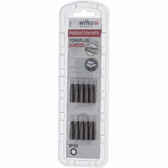 Wiha - 1/4" Drive IP30 Torx Plus Screwdriver Bit - 1" OAL, Insert Bit - Benchmark Tooling