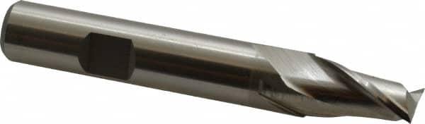 Cleveland - 31/64", 1" LOC, 1/2" Shank Diam, 3-1/4" OAL, 2 Flute, Cobalt Square End Mill - Benchmark Tooling