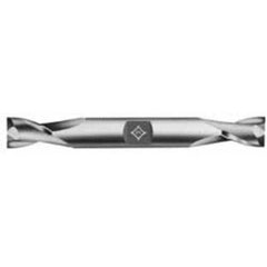 Cleveland - 1", 1-5/8" LOC, 1" Shank Diam, 6-3/8" OAL, 2 Flute, High Speed Steel Square End Mill - Benchmark Tooling