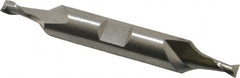 Cleveland - 5/32", 15/64" LOC, 3/8" Shank Diam, 2-3/4" OAL, 2 Flute, High Speed Steel Square End Mill - Double End, Uncoated, Spiral Flute, 30° Helix, Centercutting, Right Hand Cut, Right Hand Flute, Series HD-2 - Benchmark Tooling