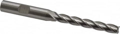 Cleveland - 9/32", 2" LOC, 3/8" Shank Diam, 3-3/4" OAL, 4 Flute, High Speed Steel Square End Mill - Single End, Uncoated, Spiral Flute, 30° Helix, Centercutting, Right Hand Cut, Right Hand Flute, Series HG-4C - Benchmark Tooling