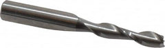 Onsrud - 3/16" Cutting Diam x 3/4" Length of Cut, 2 Flute, Upcut Spiral Router Bit - Uncoated, Right Hand Cut, Solid Carbide, 2" OAL x 1/4" Shank Diam, Double Edge, 30° Helix Angle - Benchmark Tooling