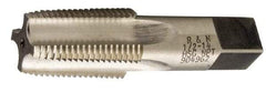 Reiff & Nestor - 2 - 11-1/2 NPTF Thread, 7 Flute Standard Pipe Tap - 4-1/2" OAL, 1-3/4" Thread Length, 1-7/8" Shank Diam, Nitride Finish, High Speed Steel - Exact Industrial Supply