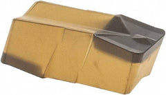 Iscar - 600E080GIP Grade IC8250, 6mm Cutting Width Carbide Grooving Insert - 13mm Max Depth of Cut, Neutral, 0.8mm Corner Radius, TiCN/Al2O3/TiN Finish - Benchmark Tooling