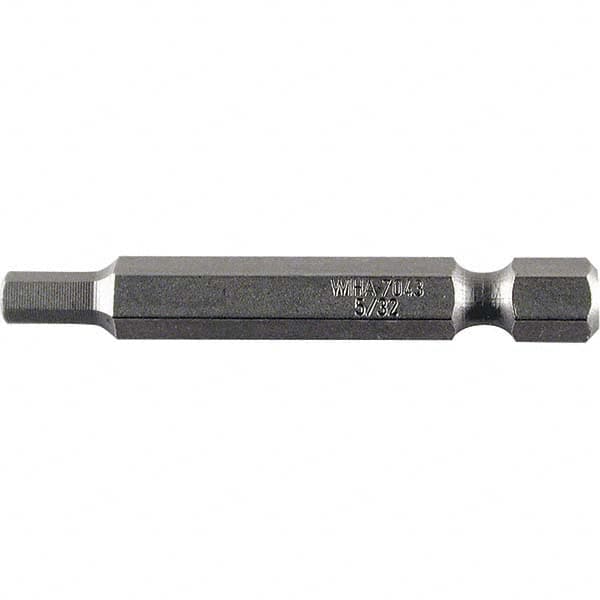 Wiha - 5/32" Power Bit - 1/4" Drive, 2" OAL - Benchmark Tooling