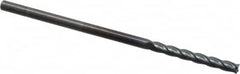 OSG - 1/8", 1" LOC, 1/8" Shank Diam, 3" OAL, 4 Flute, Solid Carbide Square End Mill - Single End, TiCN Finish, Spiral Flute, 30° Helix, Centercutting, Right Hand Cut, Right Hand Flute, Series 484 - Benchmark Tooling
