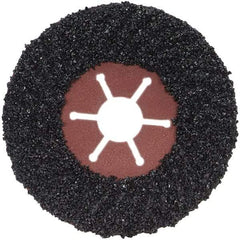 Norton - 4-1/2" Diam 7/8" Hole 16 Grit Fiber Disc - Very Coarse Grade, Silicon Carbide - Benchmark Tooling