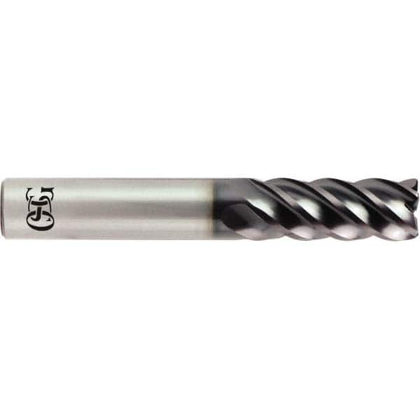 OSG - 1" Diam 5 Flute Solid Carbide 0.03" Corner Radius End Mill - Benchmark Tooling