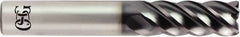 OSG - 1/2", 5 Flute, Solid Carbide, 0.03" Corner Radius End Mill - 2-1/2" OAL, 5/8" LOC - Benchmark Tooling