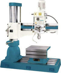 Clausing - 43.3" Swing, Geared Head Radial Arm Drill Press - 12 Speed, 3 hp, Three Phase - Benchmark Tooling