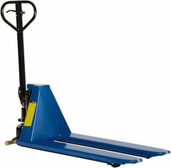 Vestil - 3,000 Lb Capacity, 31-1/2" Lift Portable Tote Lifter - 3-1/2" Min Lift Height, 43" Fork Length x 6-1/2" Fork Width, 21" Overall Width - Benchmark Tooling