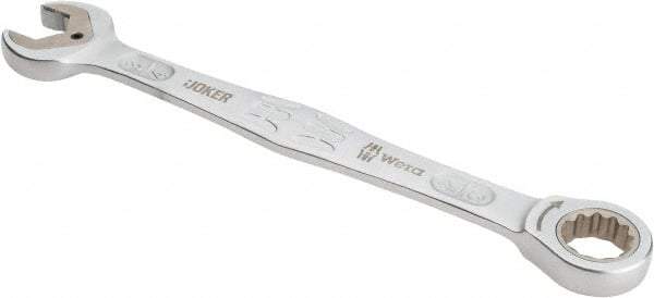 Wera - 3/4" 12 Point Combination Wrench - 9-7/8" OAL, Chrome Molybdenum Steel, Satin Finish - Benchmark Tooling