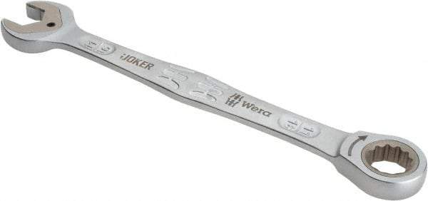 Wera - 11/16" 12 Point Combination Wrench - 9-13/32" OAL, Chrome Molybdenum Steel, Satin Finish - Benchmark Tooling