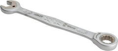 Wera - 5/8" 12 Point Combination Wrench - 8-15/32" OAL, Chrome Molybdenum Steel, Satin Finish - Benchmark Tooling