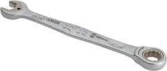 Wera - 1/2" 12 Point Combination Wrench - 7-5/64" OAL, Chrome Molybdenum Steel, Satin Finish - Benchmark Tooling