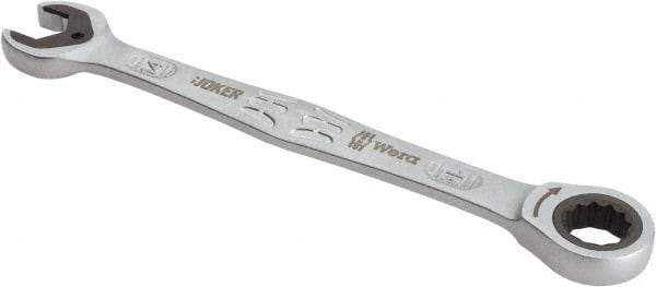 Wera - 14mm 12 Point Combination Wrench - 7-13/32" OAL, Chrome Molybdenum Steel, Satin Finish - Benchmark Tooling