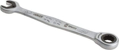 Wera - 12mm 12 Point Combination Wrench - 6-3/4" OAL, Chrome Molybdenum Steel, Satin Finish - Benchmark Tooling