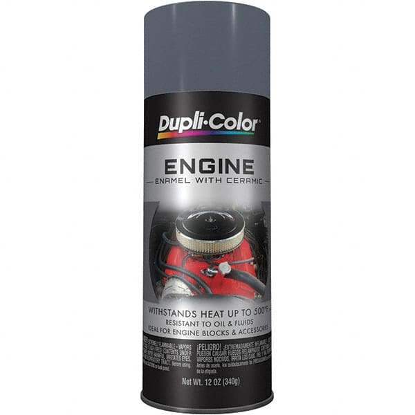 Krylon - 12 oz New Ford Gray Automotive Heat Resistant Paint - High Gloss Finish, Comes in Aerosol Can - Benchmark Tooling