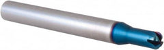 Accupro - 3/16", 4 Flute, Single End, Solid Carbide, 1/16" Corner Radius End Mill - 2-1/4" OAL, 0° Helix, Right Hand Flute, 0.075" LOC, Right Hand Cut, 3/8" Extended Reach - Benchmark Tooling