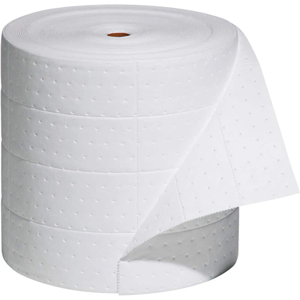 Pads, Rolls & Mats; Product Type: Roll; Application: Oil Only; Overall Length (Feet): 150.00; Total Package Absorption Capacity: 19.6 gal; Material: Polypropylene; Fluids Absorbed: Oil Based Liquids; Oil; Fuel; Absorbency Weight: Heavy; Width (Decimal Inc