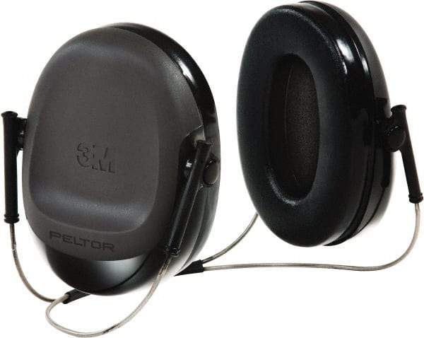 3M - Behind the Neck Black Earmuffs - 17 NRR Rating - Benchmark Tooling