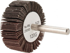 Tru-Maxx - 2" Diam x 3/4" Face Width, Fine Aluminum Oxide Coated Mounted Flap Wheel - Benchmark Tooling