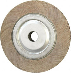 Tru-Maxx - 8" Diam, 180 Grit Aluminum Oxide Unmounted Flap Wheel - 1" Hole, 2" Wide, Coated, Fine Grade, 4,500 Max RPM - Benchmark Tooling