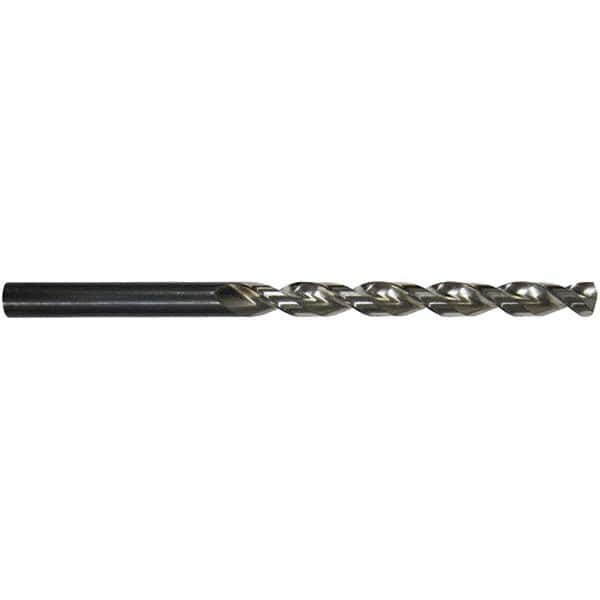 Taper Length Drill Bit: 0.3189″ Dia, 130 ° Bright/Uncoated, 4.2913″ Flute Length, 6.4961″ OAL, RH Cut, Parabolic Flute, Cylindrical Shank, Series 535