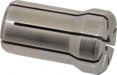 Parlec - 1/4 Inch, 15/64 to 1/4 Inch Collet Capacity, Series DA180 Double Angle Collet - 1.639 Inch Overall Length, 1.025 Inch Overall Diameter - Exact Industrial Supply