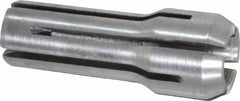 Parlec - 3/16 Inch, 11/64 to 3/16 Inch Collet Capacity, Series DA300 Double Angle Collet - 1 Inch Overall Length, 3/8 Inch Overall Diameter - Exact Industrial Supply
