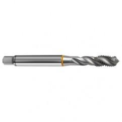 2-56 2B 3-Flute Cobalt Yellow Ring Semi-Bottoming 40 degree Spiral Flute Tap-Bright - Benchmark Tooling