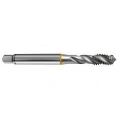 2-56 2B 3-Flute Cobalt Yellow Ring Semi-Bottoming 40 degree Spiral Flute Tap-Bright - Benchmark Tooling