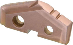 Allied Machine and Engineering - 1-9/32" Diam x 3/16" Thick, Seat Code 2, 132° Included Angle Spade Drill Insert - AM200 Coated, Cobalt, Grade Super Cobalt, Series GEN2 T-A - Benchmark Tooling